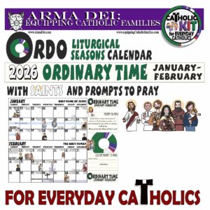 ORDO Liturgical Seasons Calendar: Ordinary Time